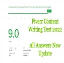 Fiverr Content Writing Test Answers 2022