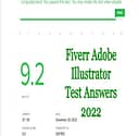Fiverr Adobe Illustrator Test Answers 2022
