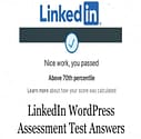 LinkedIn WordPress Assessment Test Answers 2022