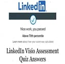 LinkedIn Visio Assessment Quiz Answers