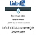 LinkedIn HTML Assessment Quiz Answers 2022