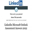 LinkedIn Microsoft Outlook Assessment Answers 2022
