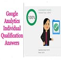 Google Analytics Individual Qualification Answers