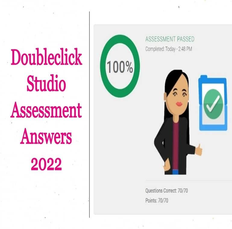 Doubleclick Studio Assessment Answers